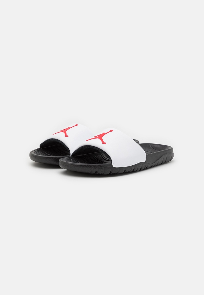 Chanclas Air Jordan Break en blanco y negro【☆Fuikaomar☆】