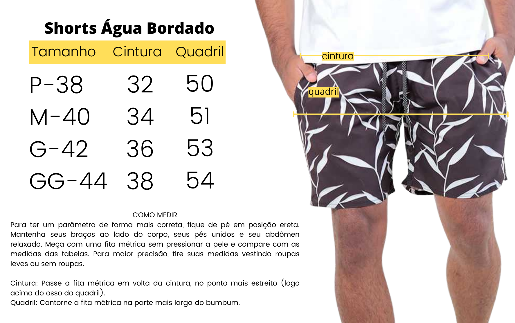 SHORTS ÁGUA BANGKOK ROSA/BRANCO