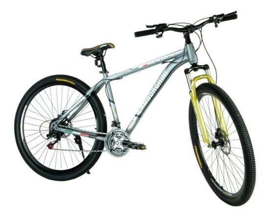 Bicicleta MTB Lamborghini Rodado 29 21 Velocidades Gris