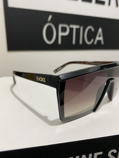Óculos de Sol Evoke Futurah WD01 Black Wood Shine Gold Brown na internet