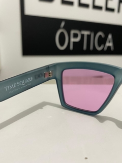 Óculos Evoke Time Square T02 Light Crystal Blue Silver Ruby - comprar online