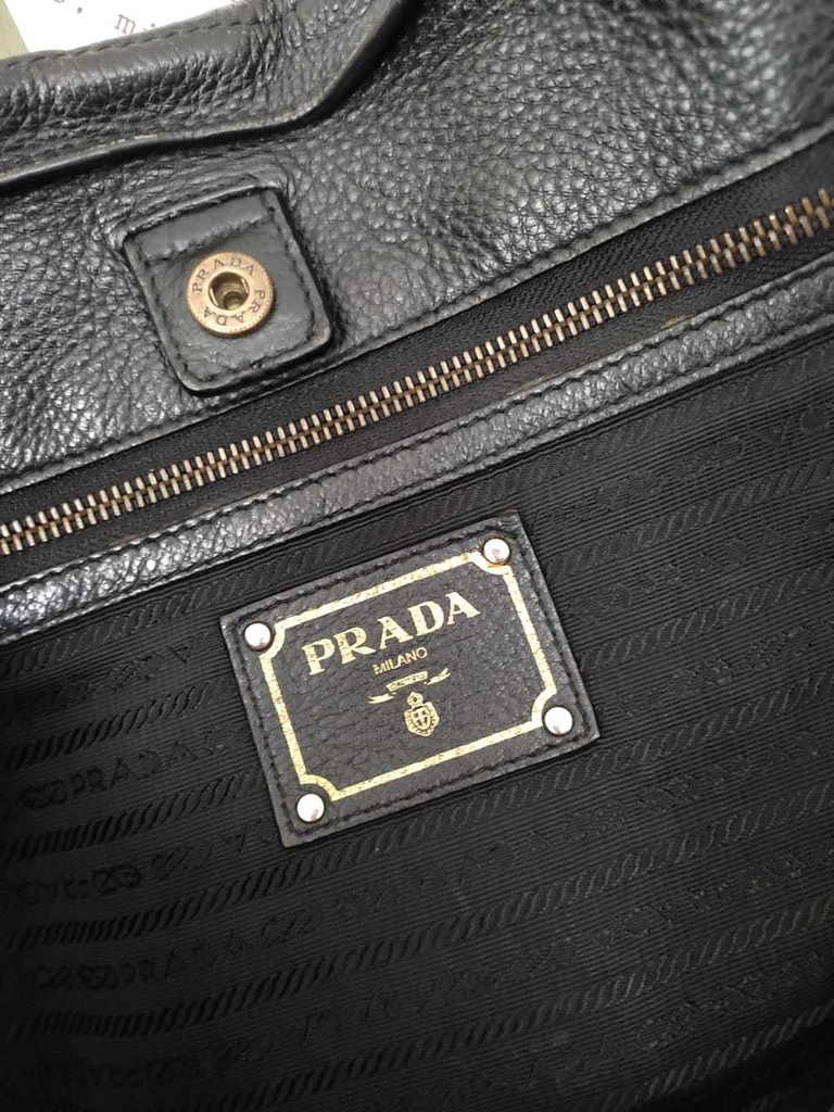 prada silver bolsa