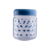 Kit 3 Pote Mantimento De Cozinha Plástico Poa Azul Claro - loja online
