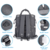 Mochila maternal BERLÍN (LEQUEEN) - Gris - TRADE STORE