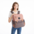 Mochila maternal ORLANDO (LEQUEEN) - Gris con rosa - comprar online