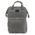 Mochila maternal LAND - Gris oscuro - TRADE STORE