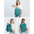 Mochila maternal MILÁN (LEQUEEN) - Azul petróleo - comprar online