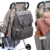 Mochila maternal PARÍS (LEQUEEN) - Gris - tienda online