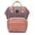 Mochila maternal LEQUEEN Original - Gris con rosa