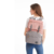 Imagen de Mochila maternal PARÍS (LEQUEEN) - Gris con rosa