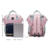 Imagen de Mochila maternal LEQUEEN Original - Rosa con azul