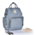 Mochila maternal MOSCÚ (Insular) - Celeste - comprar online