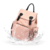 Mochila maternal ROMA - Rosa - tienda online