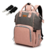 Mochila maternal MADRID (ANKO) - Gris con rosa