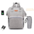 Mochila maternal MADRID (ANKO) - Gris