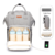 Mochila maternal MADRID (ANKO) - Gris - tienda online