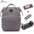 Mochila maternal LEQUEEN con moisés - Gris