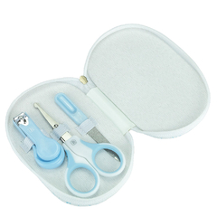 Kit Higiene Para Bebê 3 Pçs C/ Nécessaire Azul - Pimpolho