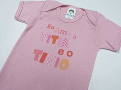 Body para Bebê Frases "Eu amo a Titia e o Titio" na internet
