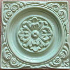 Cerámico Rosetón 20x20cm. - Arte Mediterraneo Cerámicas
