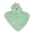 Manta de dormir cheirinho (naninha) para bebê Coelhinho Verde 30x30 em microfibra Bouton Baby Buettner