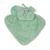 Manta de dormir cheirinho (naninha) para bebê Elefante Verde 30x30 em microfibra Bouton Baby Buettner