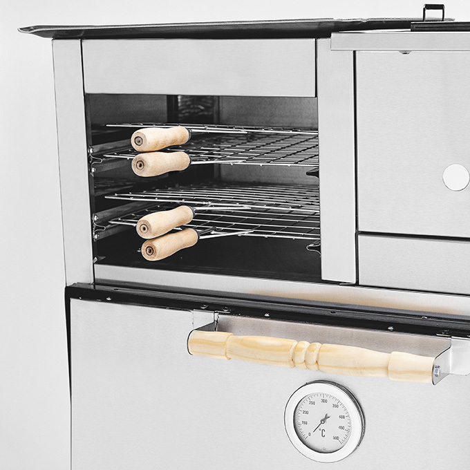 Horno Pizzero 8 - Con Plancha y Freidora (Sol Real)