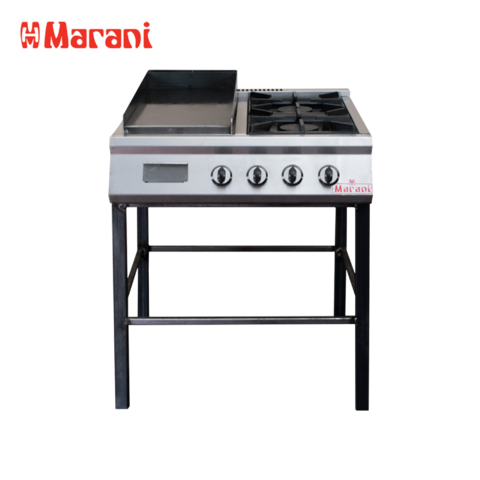 Anafe Industrial Sol Real 630 2 Hornallas Ac Inoxidable Cuot