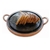 Grelha Para Carne 31 Cm De Pedra Sabão Brasart