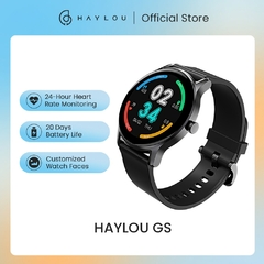 HAYLOU GS Relógio Inteligente IP68 Impermeável Smartwatch 12 Modos de Treino SpO2 Rastreamento Personalizado Faces do Relógio Relógio Esporte para Homens