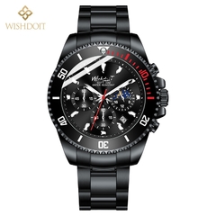 2021 Novo Relógio Moda Masculina Impermeável Aço Inoxidável Verde Diver Esportivo Chronograph Relógio Quartz Masculino Relogio Masculino - Relogios Importados na Web - Frete Grátis Todo o Brasil