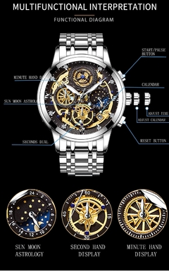 WISHDOIT Homens Relógios Top Marca de Luxo Big Dial Relógios Esportivos Mens Chronograph Quartz Relógio de Pulso Data Masculino Relógio Relogio Masculino - Relogios Importados na Web - Frete Grátis Todo o Brasil