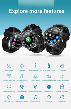 Relógio inteligente COLMI SKY 1 Plus 2021 masculino IP68 à prova d'água Sleep Tracker Sport Fitness Bluetooth Smartwatch para Android iOS