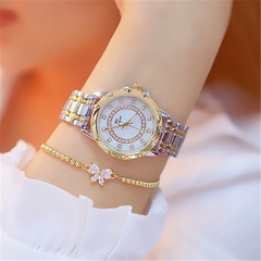 Relógio feminino de diamante 2020 strass elegantes relógios femininos Relógio de ouro Relógios de pulso para mulheres relogio feminino Relógio feminino na internet