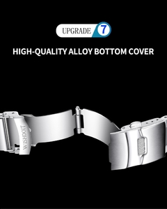2021WISHDOIT Relógios masculinos de luxo de marca superior Relógio Full Steel Masculino Militar Esporte Impermeável Relógio Masculino Quartz Relogio Masculino - comprar online