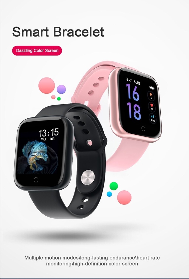 2019 New Women Waterproof Smart Watch T80 Bluetooth Smartwatch For Apple IPhone  Xiaomi Heart Rate Monitor Fitness Tracker|Smart Watches| | - AliExpress