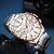 Relógios esportivos marca de luxo masculina CURREN aço inoxidável relógio de quartzo data cronógrafo relógio de pulso moda negócios masculino relógio na internet