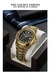Relógio de ouro de luxo masculino marca ONOLA fashion Steel relógios dourados à prova d'água homem olock Reloj Hombre en internet