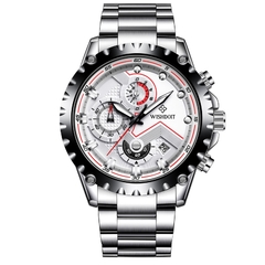 2021WISHDOIT Relógios masculinos de luxo de marca superior Relógio Full Steel Masculino Militar Esporte Impermeável Relógio Masculino Quartz Relogio Masculino - loja online