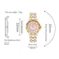 Relógio feminino de diamante 2020 strass elegantes relógios femininos Relógio de ouro Relógios de pulso para mulheres relogio feminino Relógio feminino