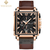 2021 Nova Moda Impermeável Relógio Masculino Marca Top Luxo Couro - comprar online