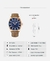 CURREN Novos Relógios de Moda Azul para Homens Casuais Relógios de Pulso de Quartzo Relógio Simples Criativo para Presente Relogio Masculino