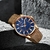 CURREN Novos Relógios de Moda Azul para Homens Casuais Relógios de Pulso de Quartzo Relógio Simples Criativo para Presente Relogio Masculino - loja online