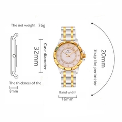 Relógio feminino de diamante 2020 strass elegantes relógios femininos Relógio de ouro Relógios de pulso para mulheres relogio feminino Relógio feminino - Relogios Importados na Web - Frete Grátis Todo o Brasil
