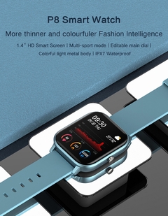 COLMI-P8 Smart Watch IPX7 à prova d'água Monitor de freqüência cardíaca Multiple Sports Fitness Tracker Masculino e feminino Fitness Tracker PK B57 - comprar online