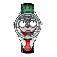 Relógio Joker de alta qualidade masculino marca de moda de rua clown relógios de pulso de quartzo à prova d'água Relógio masculino Relogio masculino