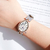 2021 Nova Moda Relógio Oval Feminino Marca de Topo Diamante Cravejado Elegante Relógio de Quartzo à Prova D 'Água para Presente de Esposa Relogio Feminino en internet