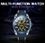 Relógios esportivos militares masculinos MEGIR masculino impermeável da moda com pulseira de silicone azul relógio luminoso de luxo para marcas - comprar online