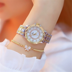 Relógio feminino de diamante 2020 strass elegantes relógios femininos Relógio de ouro Relógios de pulso para mulheres relogio feminino Relógio feminino