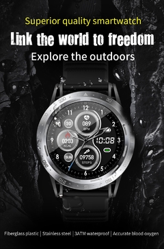 Relógio inteligente COLMI SKY 7 Pro Novo sensor de oxigênio no sangue 3ATM à prova d'água Full Touch Rastreador de fitness smartwatch na internet